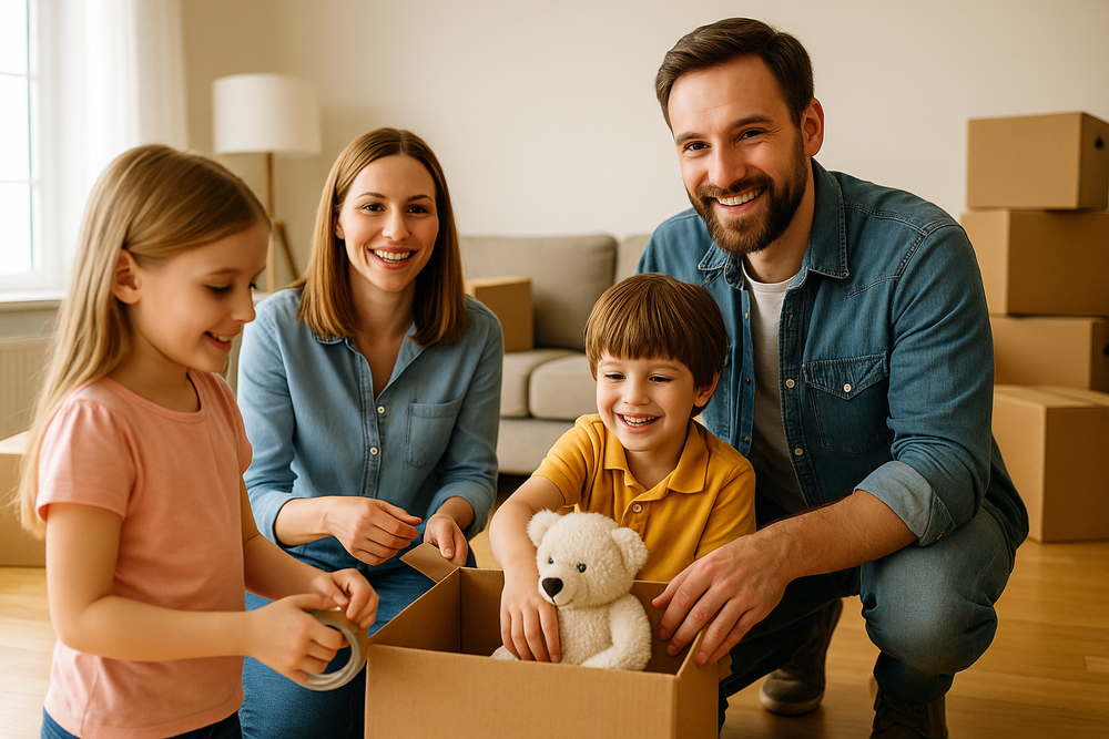 Déménagement avec des enfants : 10 conseils pour les préparer au changement en toute sérénité